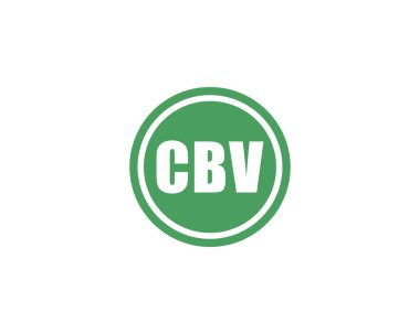 CBV logo tasarım vektör şablonu. CBV