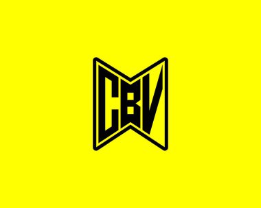 CBV logo tasarım vektör şablonu. CBV