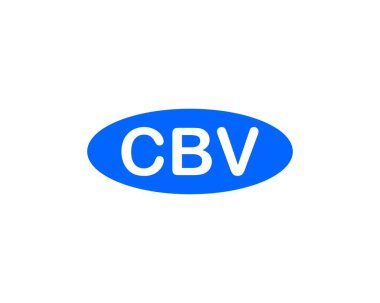 CBV logo tasarım vektör şablonu. CBV