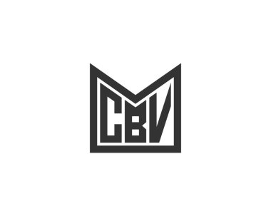 CBV logo tasarım vektör şablonu. CBV