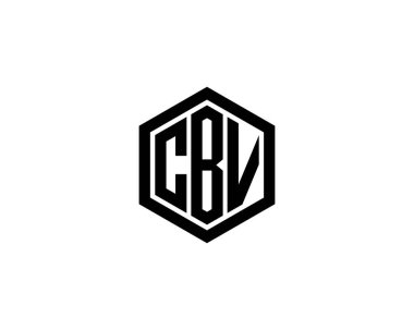 CBV logo tasarım vektör şablonu. CBV