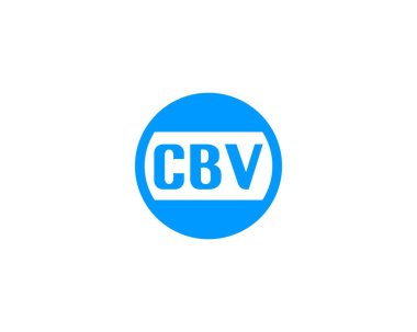 CBV logo tasarım vektör şablonu. CBV