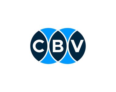 CBV logo tasarım vektör şablonu. CBV