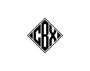 CBX logo tasarım vektör şablonu. CBX