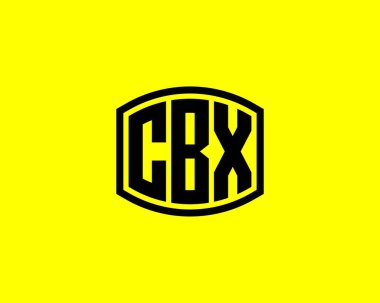 CBX logo tasarım vektör şablonu. CBX