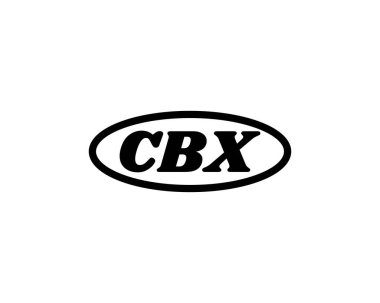 CBX logo tasarım vektör şablonu. CBX