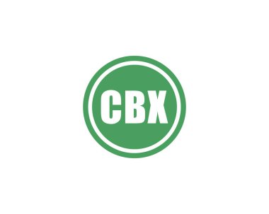 CBX logo tasarım vektör şablonu. CBX