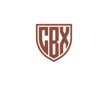 CBX logo tasarım vektör şablonu. CBX