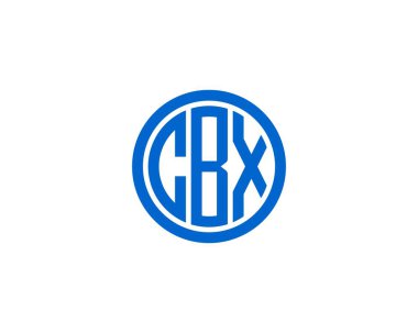 CBX logo tasarım vektör şablonu. CBX