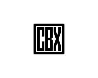 CBX logo tasarım vektör şablonu. CBX