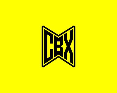 CBX logo tasarım vektör şablonu. CBX