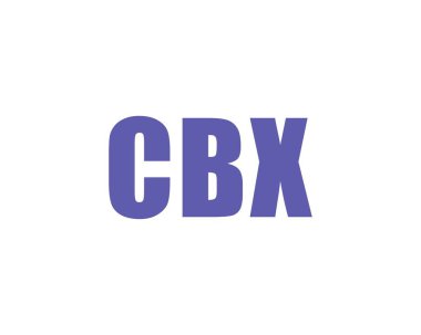 CBX logo tasarım vektör şablonu. CBX