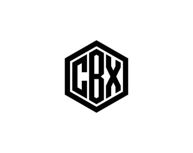 CBX logo tasarım vektör şablonu. CBX