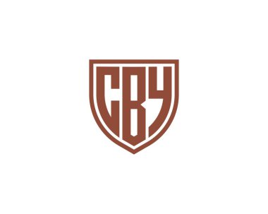 CBY logo tasarım vektör şablonu. CBY
