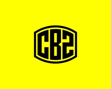 CBZ logo tasarım vektör şablonu. CBZ