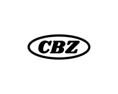 CBZ logo tasarım vektör şablonu. CBZ