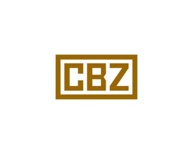 CBZ logo tasarım vektör şablonu. CBZ