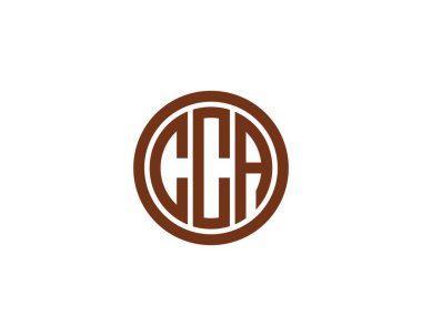 CCA logo tasarım vektör şablonu. CCA