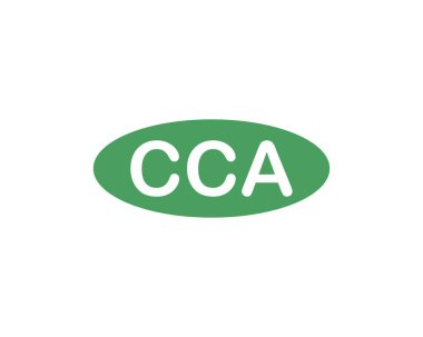 CCA logo tasarım vektör şablonu. CCA