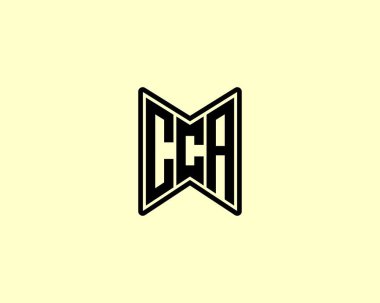 CCA logo tasarım vektör şablonu. CCA