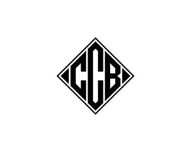 CCB Logo tasarım vektör şablonu. CCB