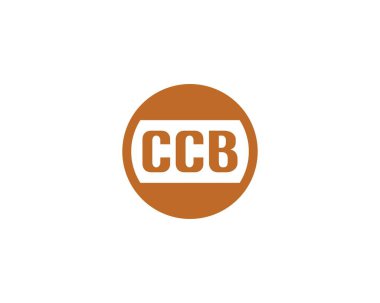 CCB Logo tasarım vektör şablonu. CCB