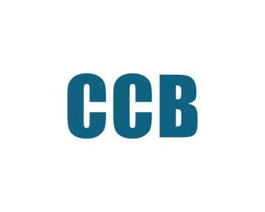 CCB Logo tasarım vektör şablonu. CCB