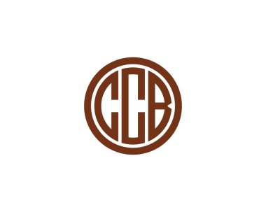 CCB Logo tasarım vektör şablonu. CCB