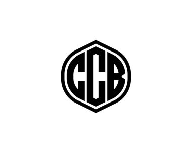 CCB Logo tasarım vektör şablonu. CCB