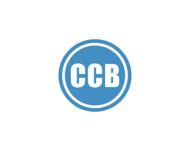 CCB Logo tasarım vektör şablonu. CCB