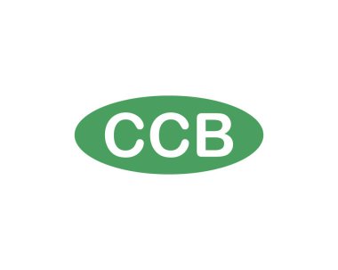 CCB Logo tasarım vektör şablonu. CCB
