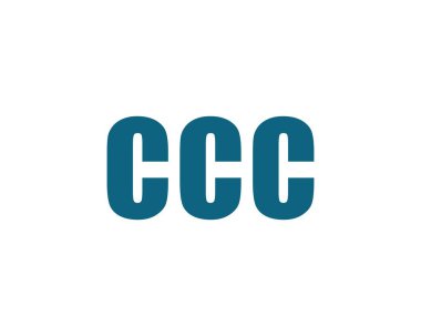 CCC Logo tasarım vektör şablonu. CCC