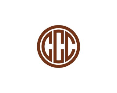 CCC Logo tasarım vektör şablonu. CCC