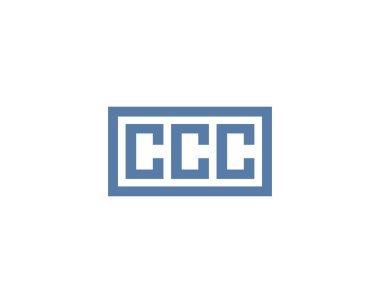 CCC Logo tasarım vektör şablonu. CCC