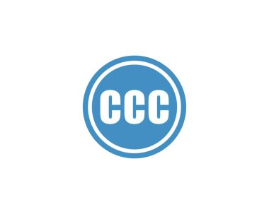 CCC Logo tasarım vektör şablonu. CCC