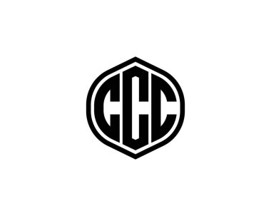 CCC Logo tasarım vektör şablonu. CCC