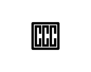 CCC Logo tasarım vektör şablonu. CCC