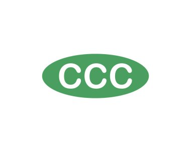 CCC Logo tasarım vektör şablonu. CCC