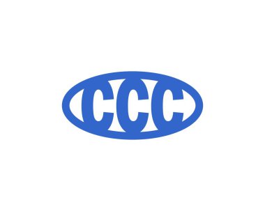 CCC Logo tasarım vektör şablonu. CCC