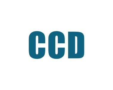 CCD logo tasarım vektör şablonu. CCD