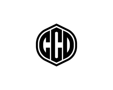 CCD logo tasarım vektör şablonu. CCD