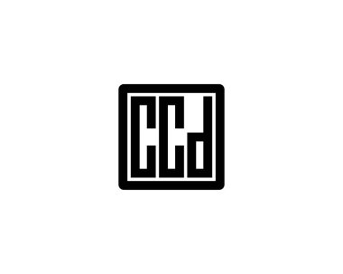 CCD logo tasarım vektör şablonu. CCD