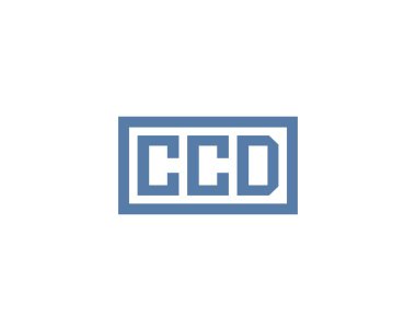 CCD logo tasarım vektör şablonu. CCD