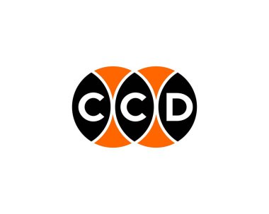 CCD logo tasarım vektör şablonu. CCD