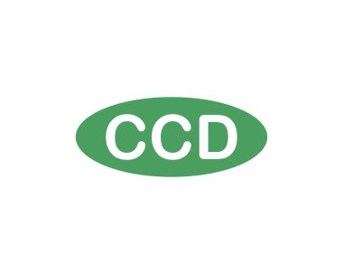 CCD logo tasarım vektör şablonu. CCD