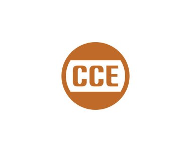 CCE logo tasarım vektör şablonu. CCE