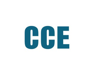 CCE logo tasarım vektör şablonu. CCE