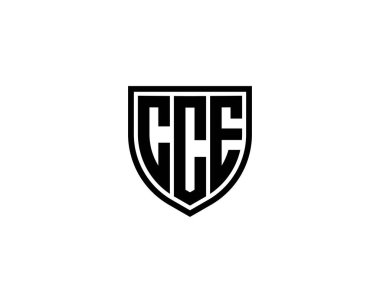 CCE logo tasarım vektör şablonu. CCE