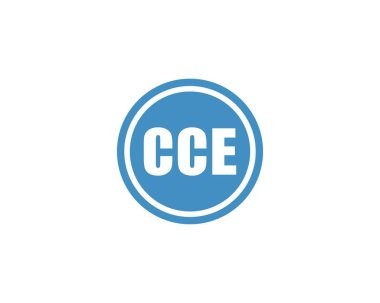 CCE logo tasarım vektör şablonu. CCE