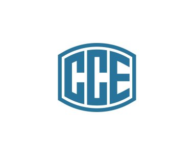 CCE logo tasarım vektör şablonu. CCE